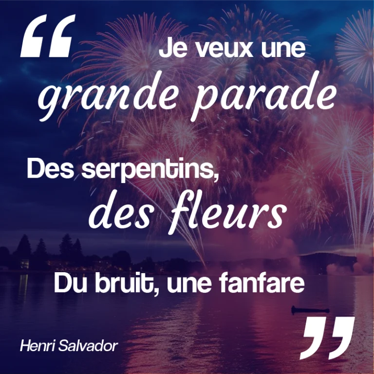 Citation sur le 14 juillet