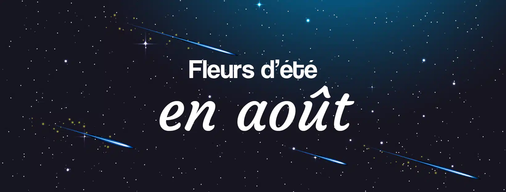 les fleurs et les fêtes d'août