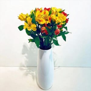 bouquet d'Alstroemerias chaleureux