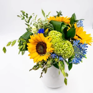 soleil célosie bouquet rond été