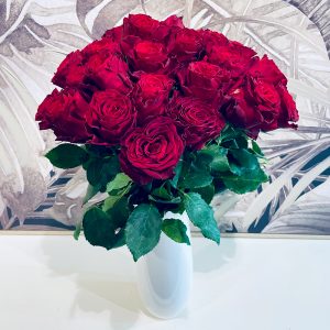 Bouquet d'Œillets de Nice - Blancs et rouges - Plus de Fleurs