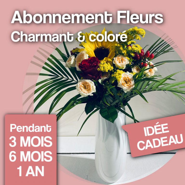 abonnement fleurs charmant et coloré