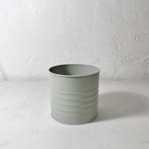 cache-pot zinc plante moyen écru