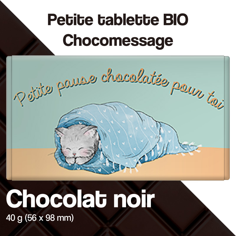 Tablette de chocolat humoristique