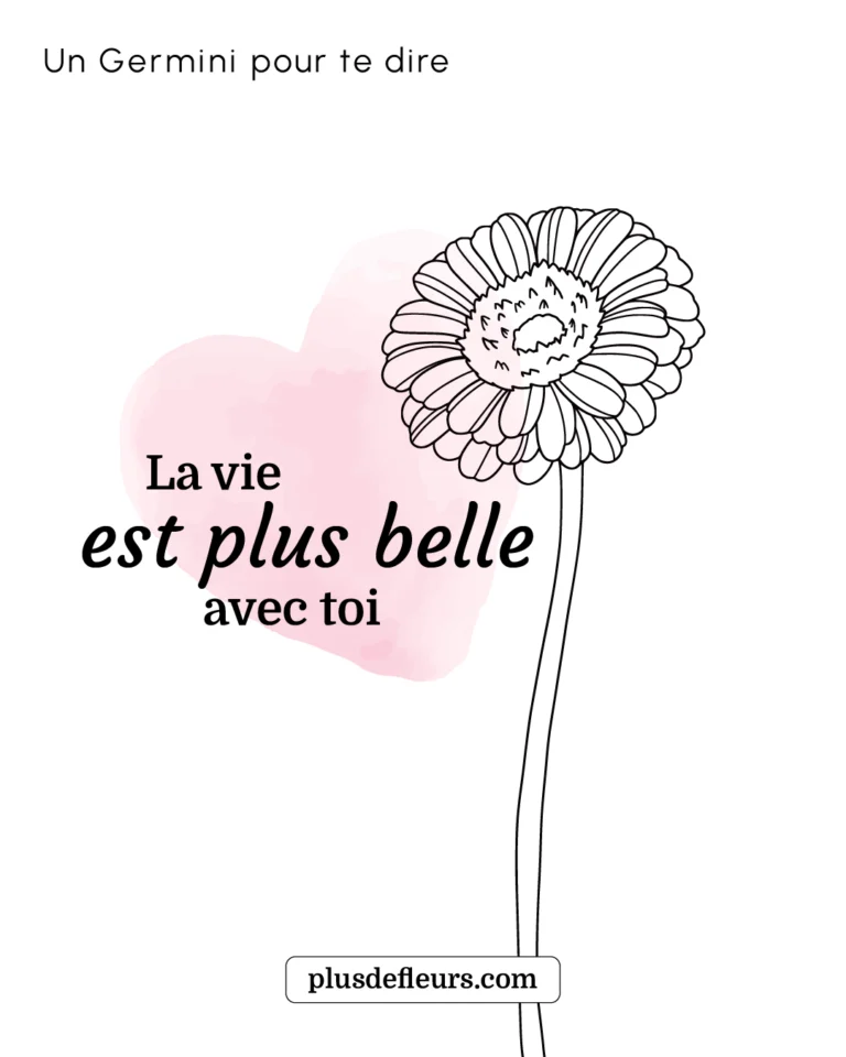 8 belles raisons d'offrir un Germini germinis livraison message