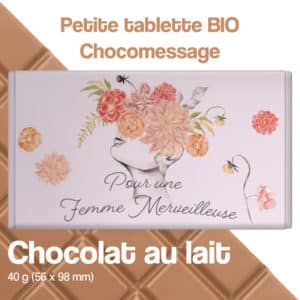 chocolat au lait message pour une femme merveilleuse maman