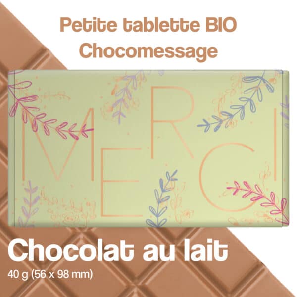 tablette chocolat au lait merci