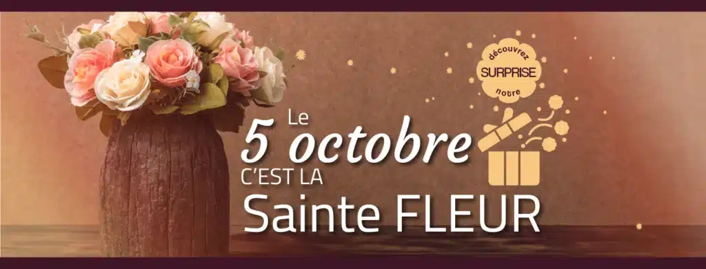 La Sainte Fleur le 5 octobre st fleur le 5 octobre