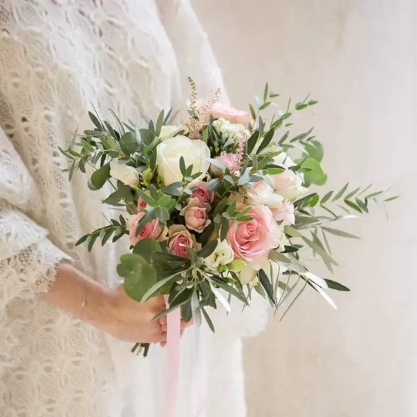 bouquet réplique rose pourdré