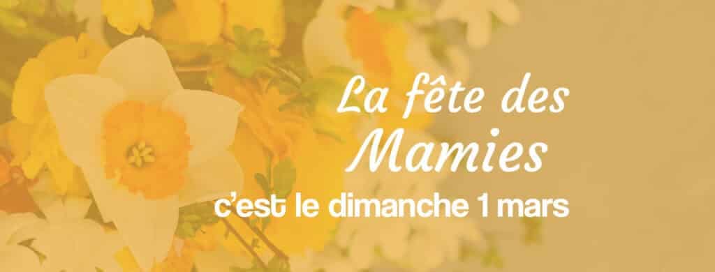 fête des grands-mères livraison de fleurs