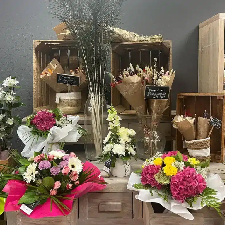 intérieur du magasin fleuriste bouticflor