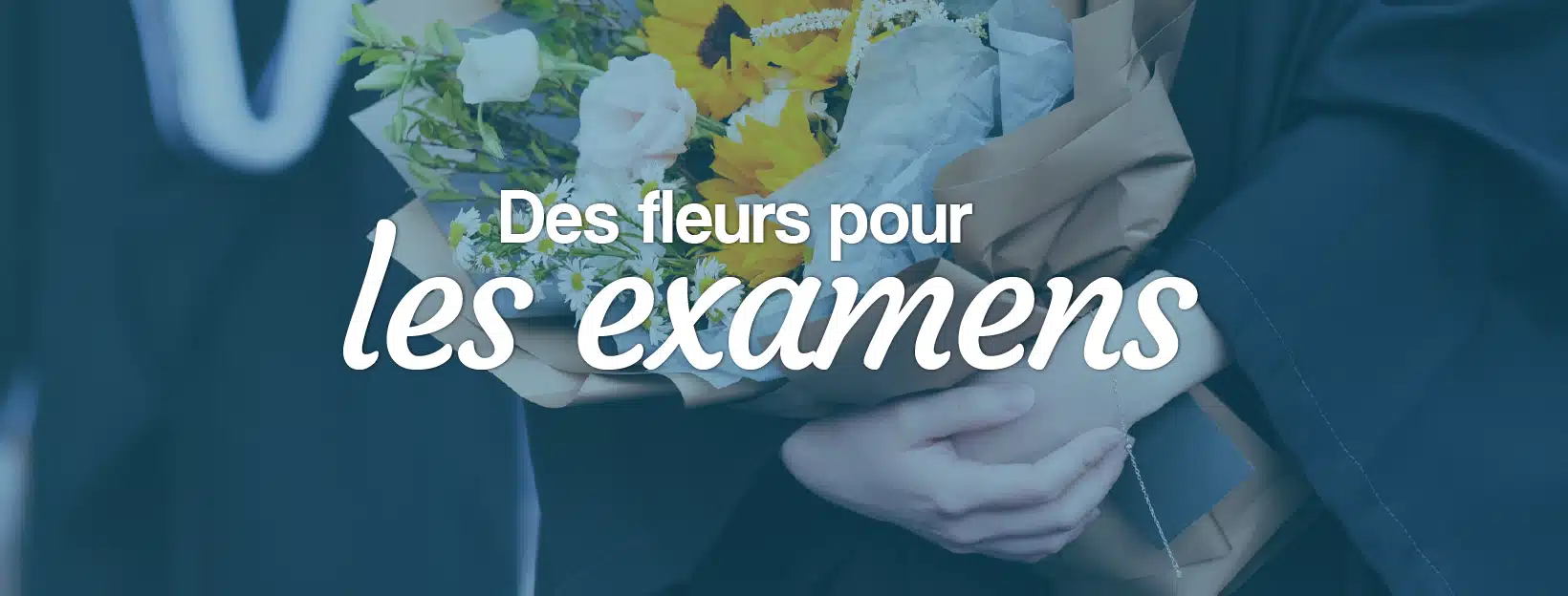 des fleurs pour les examens de fin d'année bac brevet bts licence master diplôme