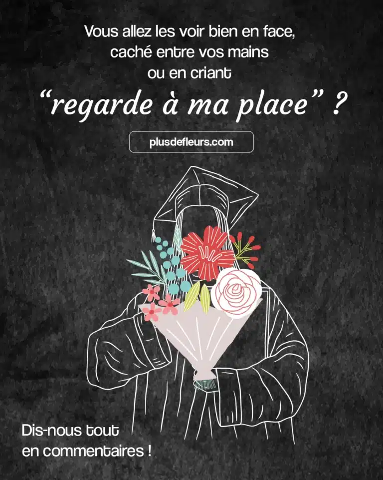 Des fleurs pour les examens des fleurs pour les examens on se cache ou pas ?