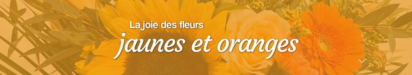 La joie des fleurs jaunes et oranges