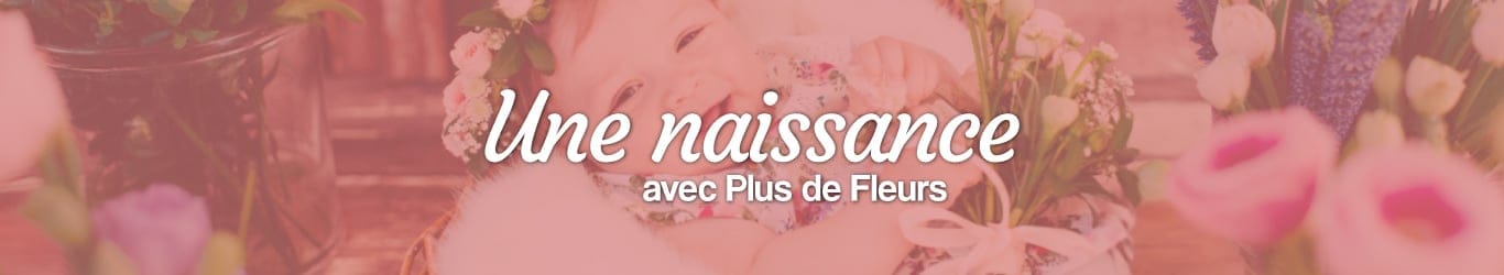 une naissance avec plus de fleurs