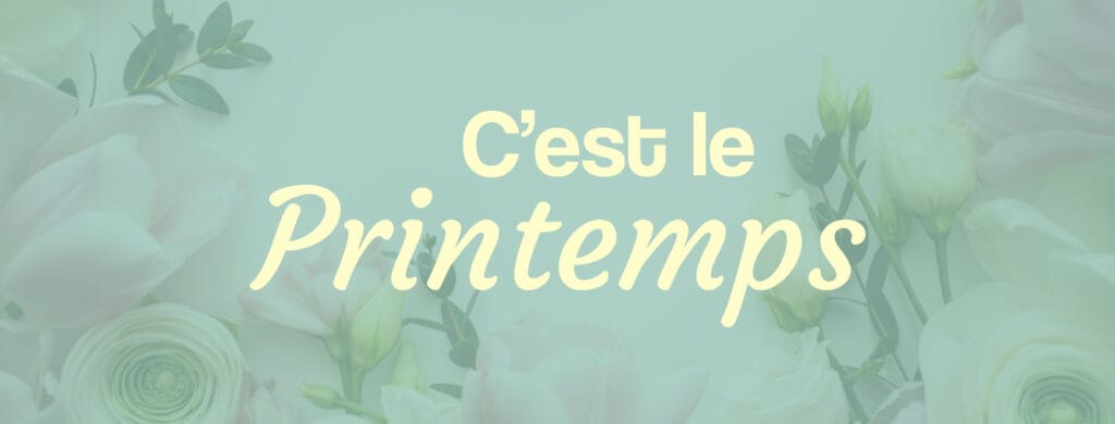 Les belles fleurs de Printemps C'est le printemps avec plein de nouvelles belles fleurs