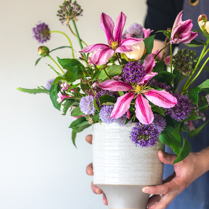 mise en place du bouquet