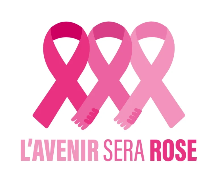 ensemble l'avenir sera rose, fleurs octobre rose avec l'institut curie